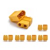 Leogizer 5xPairs XT60 3.5mm Banana Connector Bullet Plug Male Female