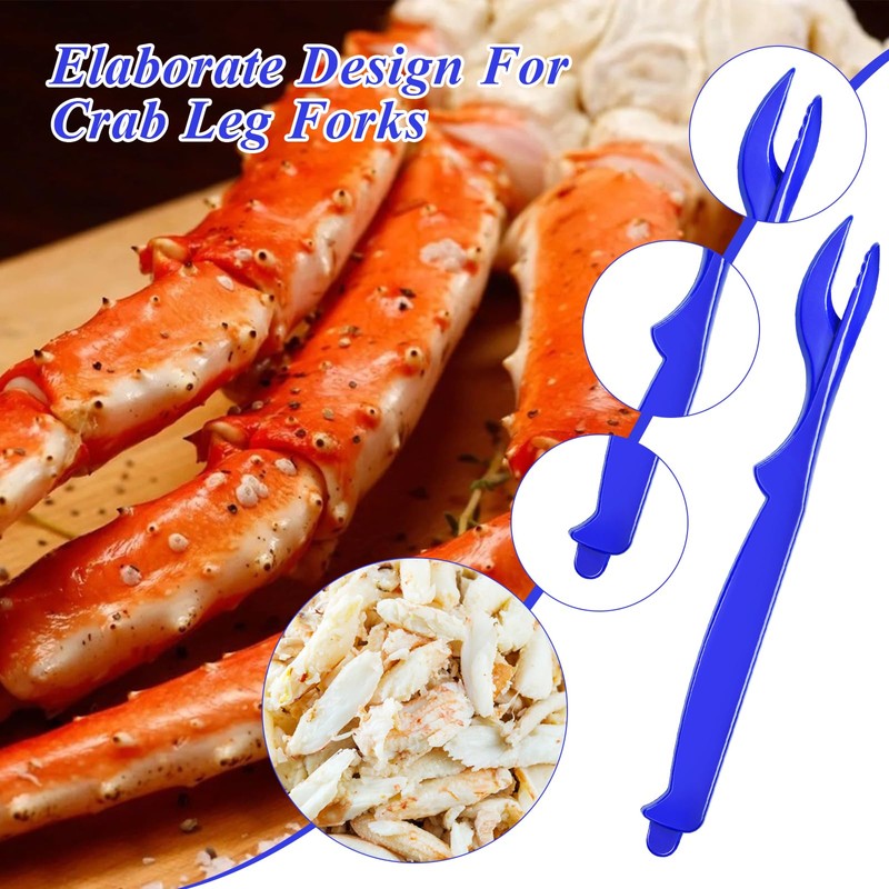 Lainballow 30 Pcs Crab Legs Crackers, Crab Pick Tools Set,