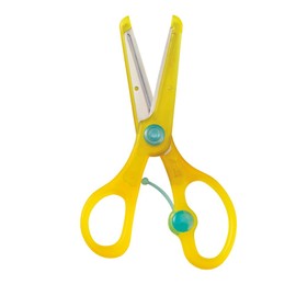 Kichon School Scissors Safety (Yellow, Left Hand)