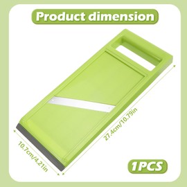 Oruola Mini Mandoline Slicer,Vegetable Slicer,Handheld Mandoline Vegetable Slicer,Stainless Steel Portable Vegetable Chip Maker for Vegetable Fruits Potato Cheese Cucumber Carrot,Quick Uniform Slice