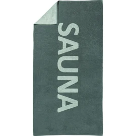 Erwin Müller Sauna Towel, Bath Towel, XXL 100% Cotton, Size Olive-Jade, Size 90 x 180 cm, Quick-Drying, Absorbent, with Loops on Both Sides
