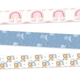 A Simple Patch Nasogastric or Oxygen Tube precut Adhesive Tape Rainbows Mix Lengths x 3