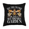 Bee the Change Plant a Bee Friendly Garden Bee Throw