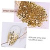 Vaguelly 12 Boxes Chic Nail Sequins Art Set of Golden
