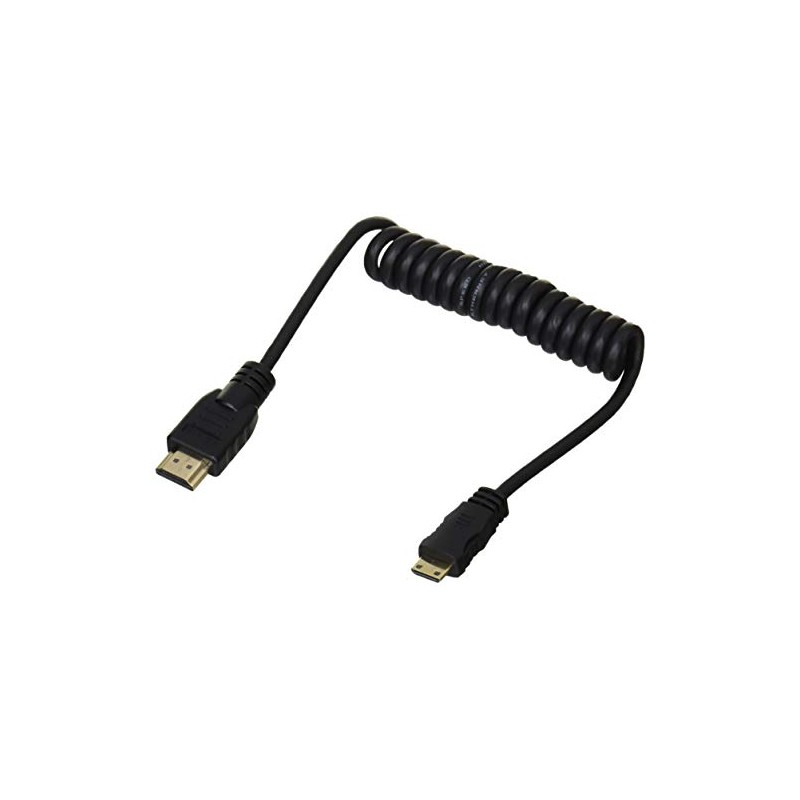 ATOMOS ATOMCAB008 - Cable mini HDMI a HDMI completo, rizado,