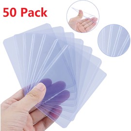 Hard Card Sleeves 3x4 Inch Top Loaders for Cards, Game Card, Sports Card,Card Protectors Hard Plastic for Baseball Card Protectors(50 Pack)