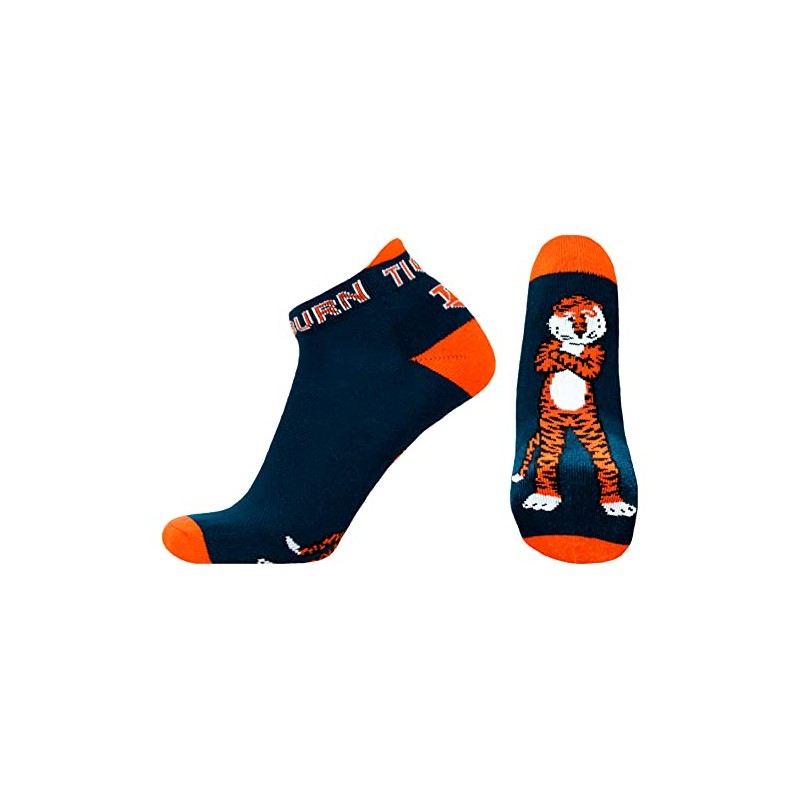 Donegal Bay Auburn Tigers Blue Footie Socks