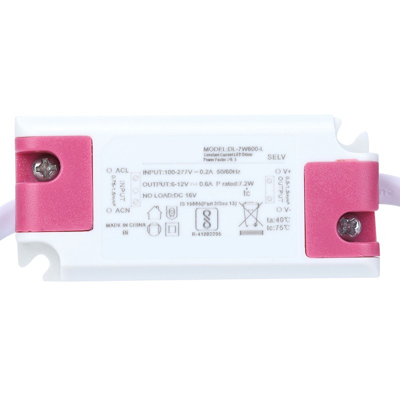 AC100-277V 7W Warm White LED Recessed Lamp Ceiling Light Downlight