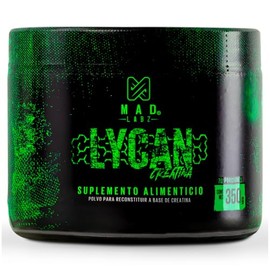 MAD LABZ - Creatina monohidratada | 5g porcion | 70 servicios | 350 g de embase | 100% pura