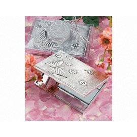 Elegant Reflections Collection Butterfly Design Mirror Compact, 1 Piece