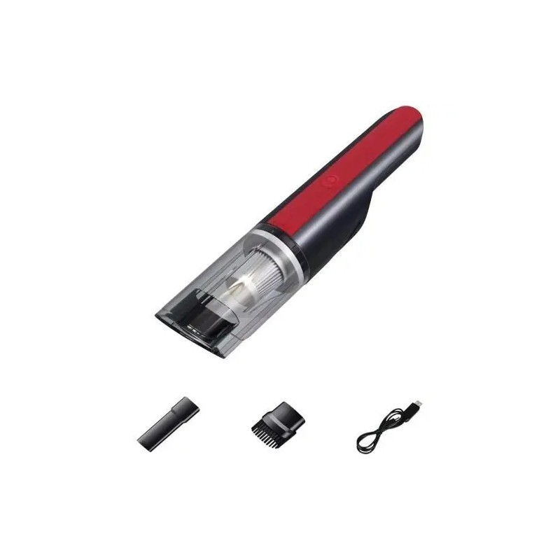 (FST-GZ-014) Strong Suction Wireless Red Car Handheld Vacuum Cleaner Mini