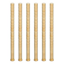 PATIKIL 350 Grain Archery Arrow Brass Insert, 6 Packs Insert Screw Copper Brass Arrow for .244/6.2mm Carbon Arrows