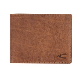 camel active Bags Salo Men's Wallet RFID Landscape Format Leather, Cognac, wallet landscape format