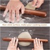 Aisoso French Rolling Pin, 17.7 Inches Wood Rolling Pin for