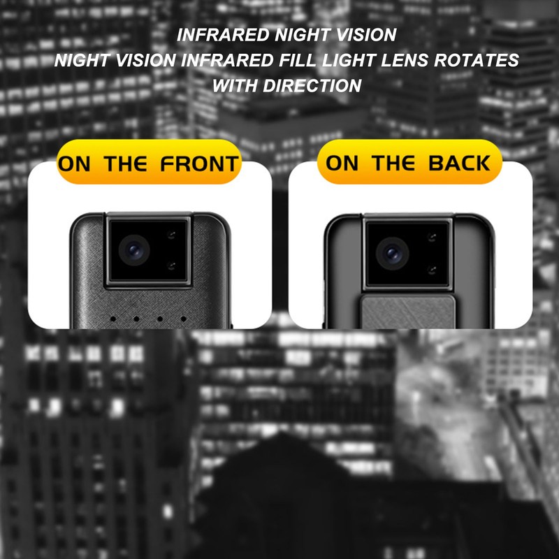 1080P Body Worn Cam Magnet Back Clip Small Wearable Video