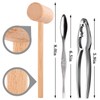 6Pcs Crab Crackers and Tools including 2 Forks 2 Lobster