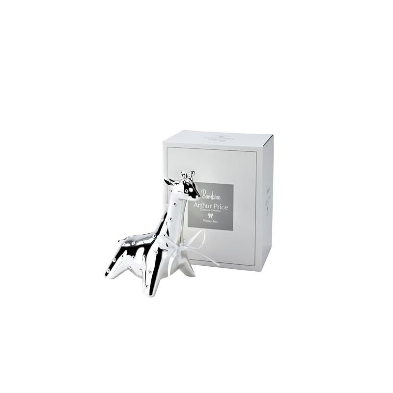 Arthur Price Bambino Money Box, Silver, One Size