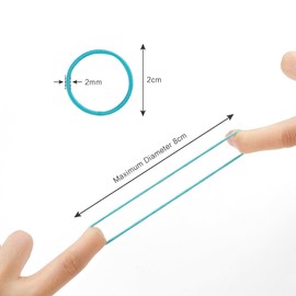 400PCS Hair Ties Hair Accessories for Women Girl Rubber Bands for Hair Ties No Damage Elastic Hair Ties for Thin Small Hair Rubber Bands Elastic Hair Bands Multicolor Pony Tails Hair Ties