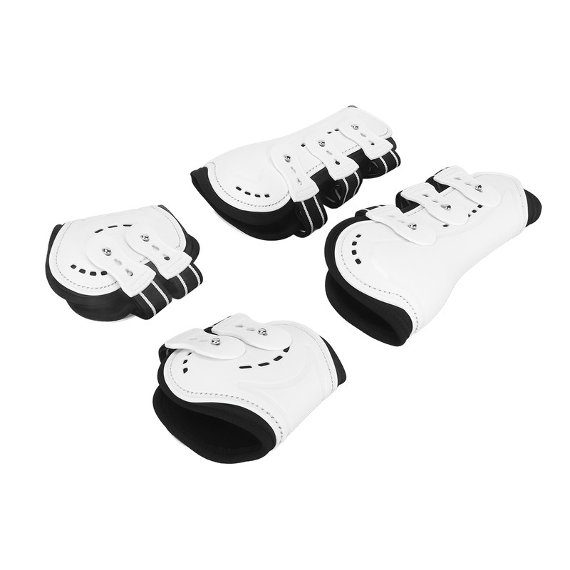 Horse Tendon Boots Shock Absorbing Adjustable Horse Front Hind Boots