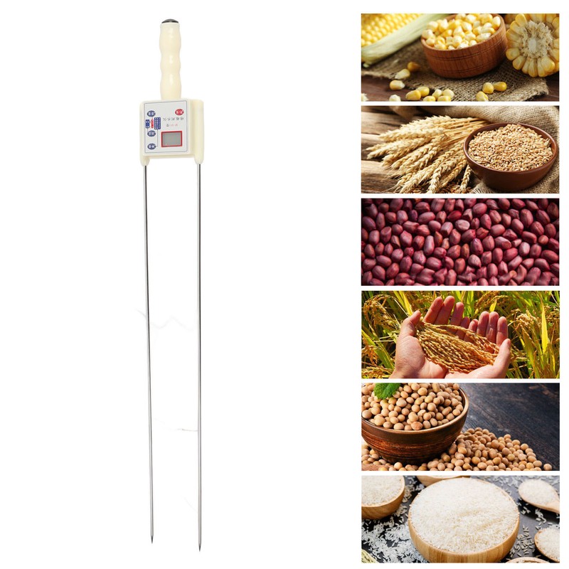 Grain Moisture Meter Multifunctional LED HD Display Quick Measurement Double