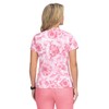 KOI Basics 384PR Women's Leslie Top Dreamscape Pink L