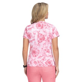 KOI Basics 384PR Women's Leslie Top Dreamscape Pink L