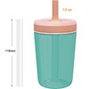 Bubrike Replacement Straws Compatible with Zak Designs Kelso Tumbler 15oz