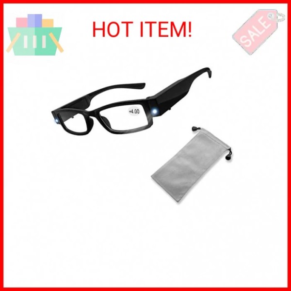 DuanMei Led Readers for Men Women Reading Glasses With Light