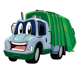 Trash Day is My Favorite Day Garbage Truck Love Boys Toy Trashman Girl Boy Bedroom Wall Decal Sticker 22x22 Inches