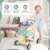 Asweets 2 in 1 Wooden Baby Walker Push and Pull