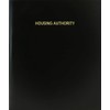 BookFactory Housing Authority Log Book/Journal/Logbook - 120 Page, 8.5''x11'', Black