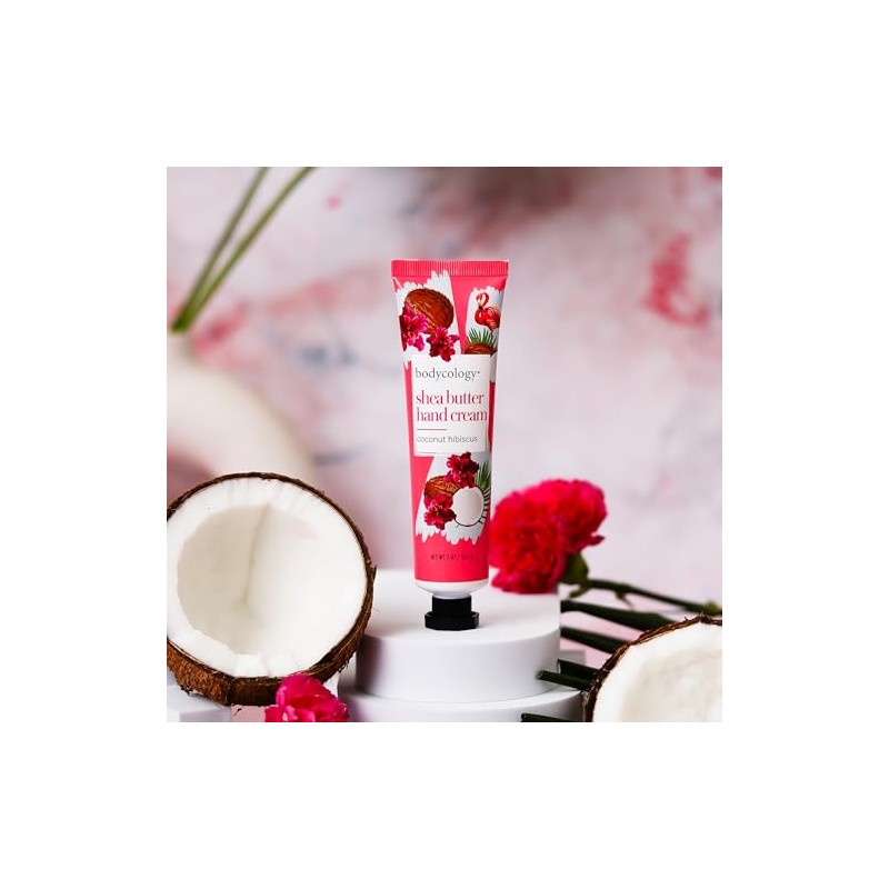 Bodycology shea butter hand cream Crema para Manos Coconut Hibiscus