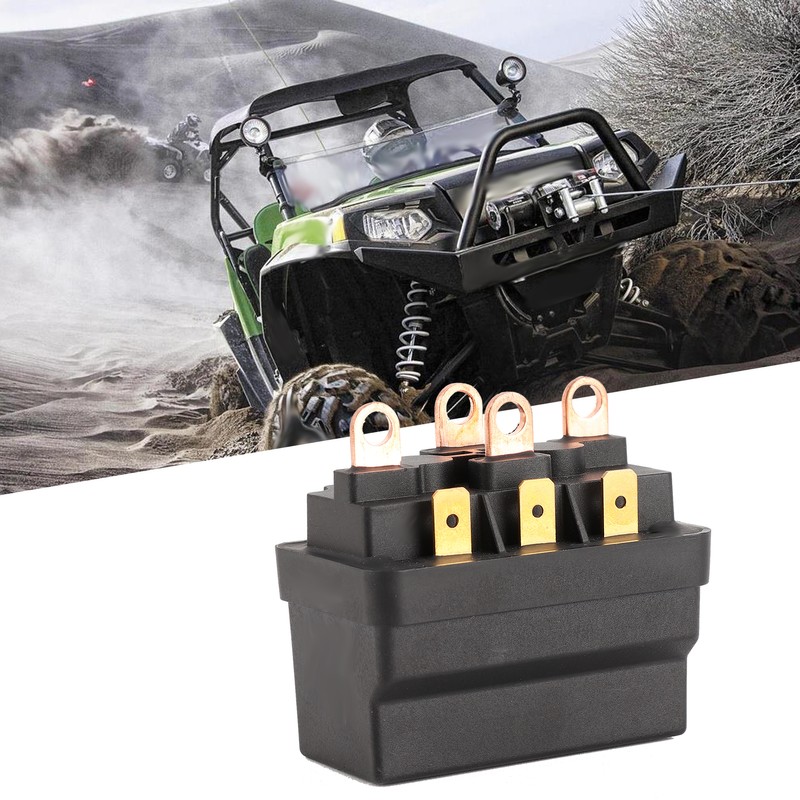 Winch Solenoid Contact Relay Contactor 12V 120A Steel Universal for