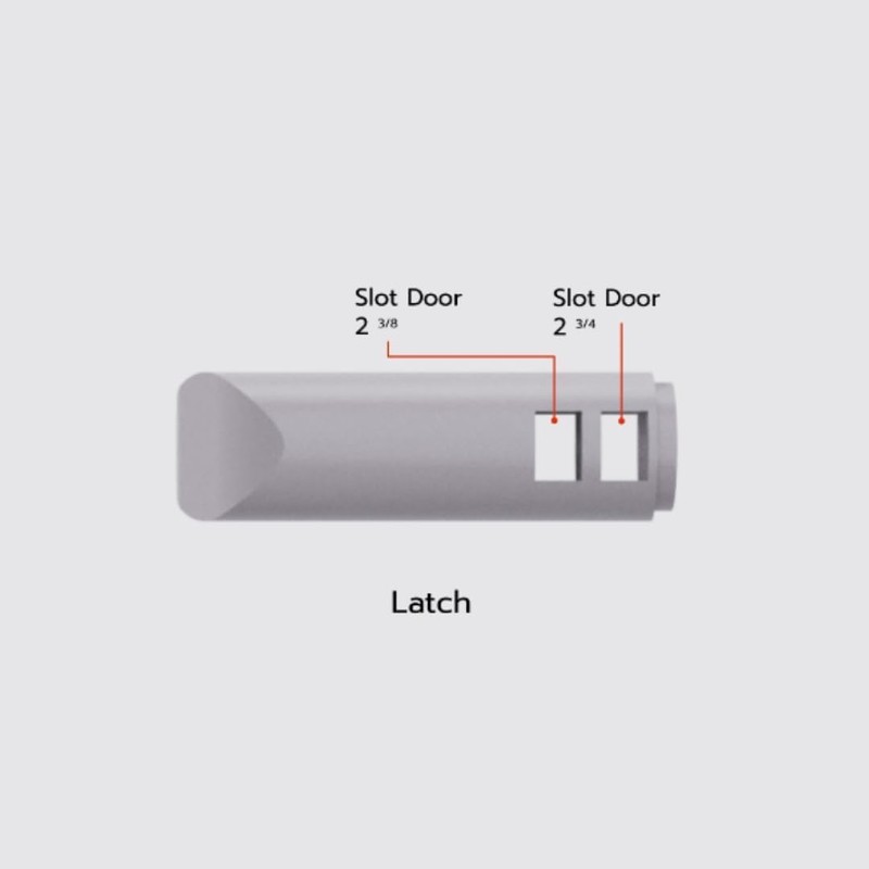 Generic HLOCK Temporary High-Resistant, Self-Closing Plastic Latch/Lock for Secure Door