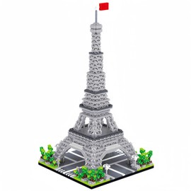 alltogetho Craft Iconic French Splendour with Paris Eiffel Tower Micro Mini Building Blocks Toys: Engaging Adult Crafts