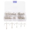 120PCS Treble Fishhooks Set High Carbon Steel High Strength Treble