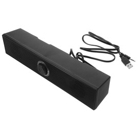 Gadpiparty Desktop Soundbar Built Subwoofer for Enhanced Audio Compact Computer Speakers for Laptop and Pc Easy USB Connection Dual Speaker Design for Rich Bass and Sound