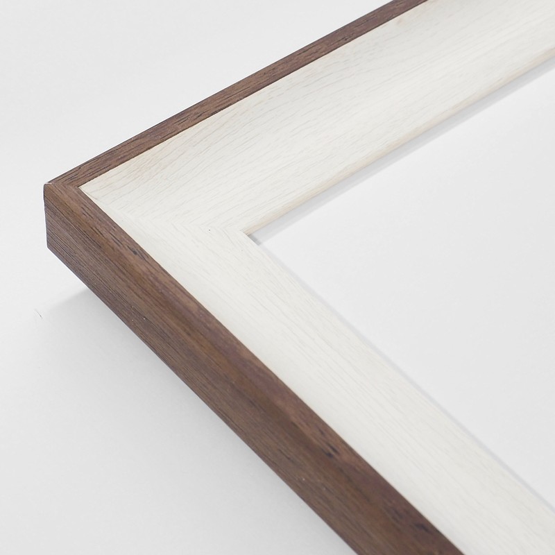 Shikishi Paper Frame UV-Cut Acrylic Specification 3709 White Brown