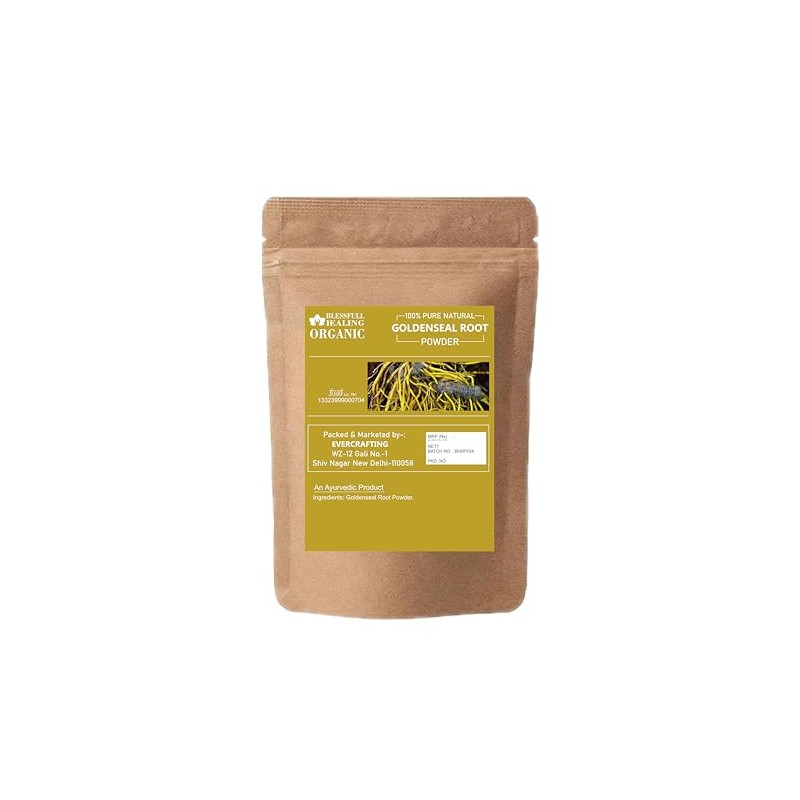 Blessfull Healing Organic Goldenseal Root Powder 100% Pure Natural 100