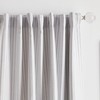 MARTHA STEWART Ticking Stripe Blackout Lining Rod Pocket/Back Tab Window