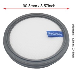 OZXNO Washable Cordless Vacuum Cleaner Filter Replacement for W200 W300 W400 (2pcs)