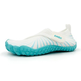 Amoji Kids Water Aqua Shoes Kids Boys Girls for Beach Swim Pool 2420 WhiteMint 10 Toddler