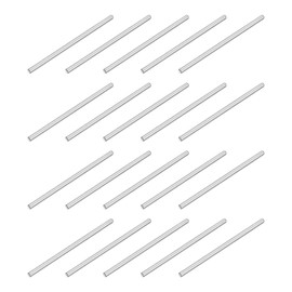 uxcell 80Pcs M2 x 40mm 304 Stainless Steel Dowel Pin, Cylindrical Shelf Support Peg Pin Parallel Pin Fastener for Mechanical Manufacturing, Industry, Furniture Installation, Silver