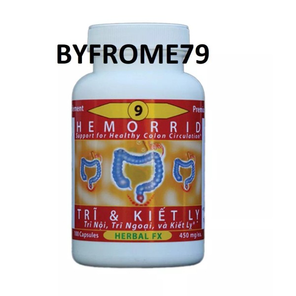 Herbal Fx #9 HEMORRID - Toan Chan BỆNH TRĨ -
