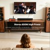 Hosyond 600W 2 Channel Bluetooth 5.3 Amplifier, TPA3255 HiFi Stereo