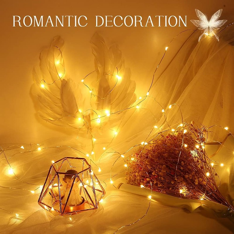 Dumcuw Bottle Lights, 20 LED Fairy Lights Battery Operated USB