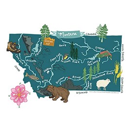 Allport Editions Hello : Montana Kitchen Towel - 100% Cotton Kitchen Dish Towel