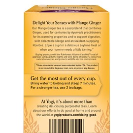요기티 생강차 Yogi Tea Ginger Tea