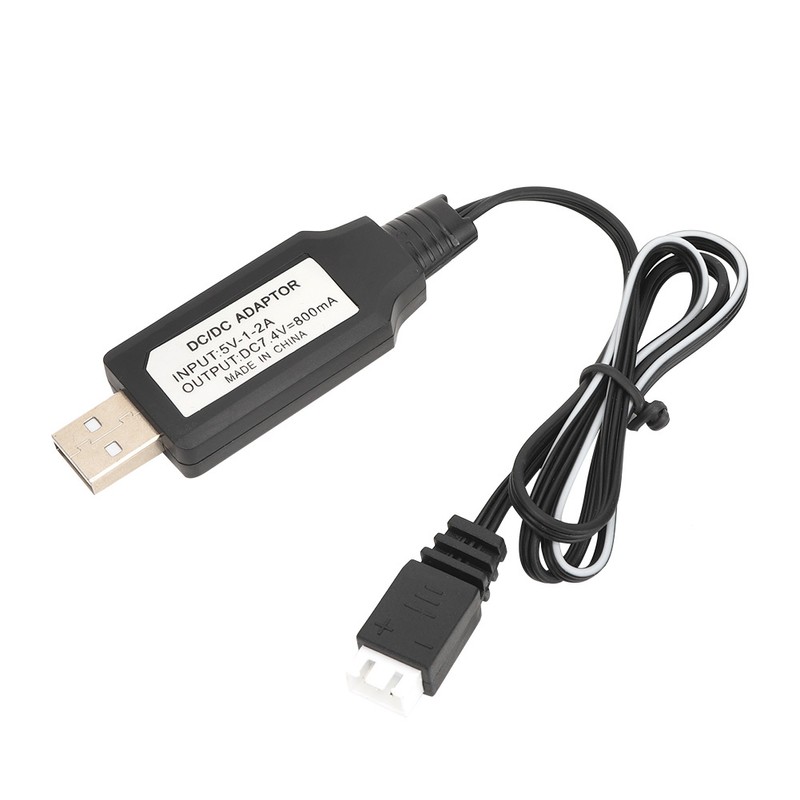 2Pcs 7.4V 1100mAh Lithium Battery with USB Cable Fit for