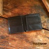 Yoder Leather Company Brown Shark Skin Hipster Bifold Jumbo Wallet